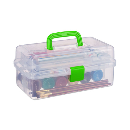 Transparent plastic box