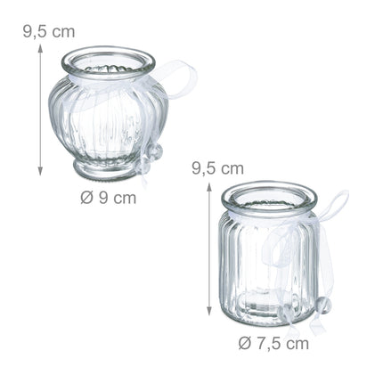 Transparent wind light set of 12