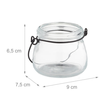 Transparent wind light set of 12