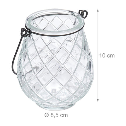 Transparent wind light set of 12