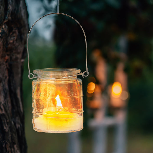 Transparent wind light set of 12