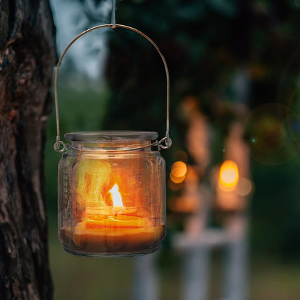 Transparent wind light set of 12