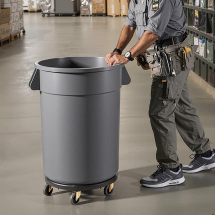 Trash Can Dolly 2-Pack, Fits 20–55 Gal, 500 lb