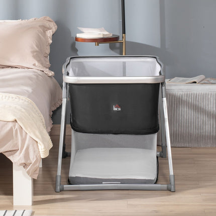 Adjustable Travel Bed and Cradle for Baby, Foldable, Oxford Fabric