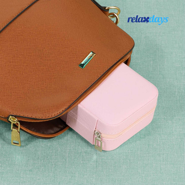 Travel Jewellery Case – Compact Leather Look Organizer
