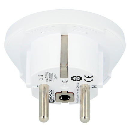 Travel adapter India/Israel/Denmark to Europe Grounded