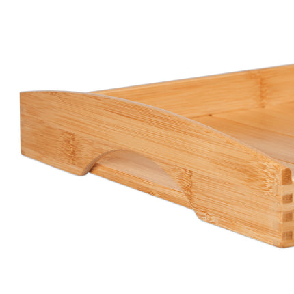 Trays in bamboo - set of 3