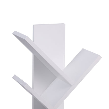 Tree Bookshelf, White – Modern Bookcase for Living Room