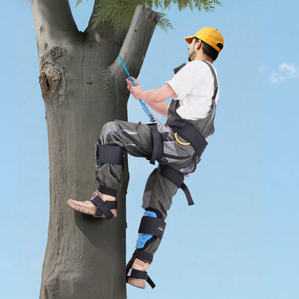 Tree Climbing Spikes, Adjustable Steel Spurs, 159 kg, Straps
