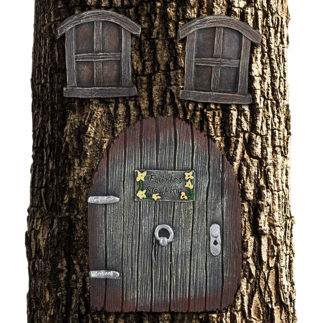 Trees with fairy doors