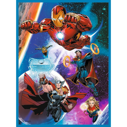 Trefl Avengers Puzzle Set 30+48+M24