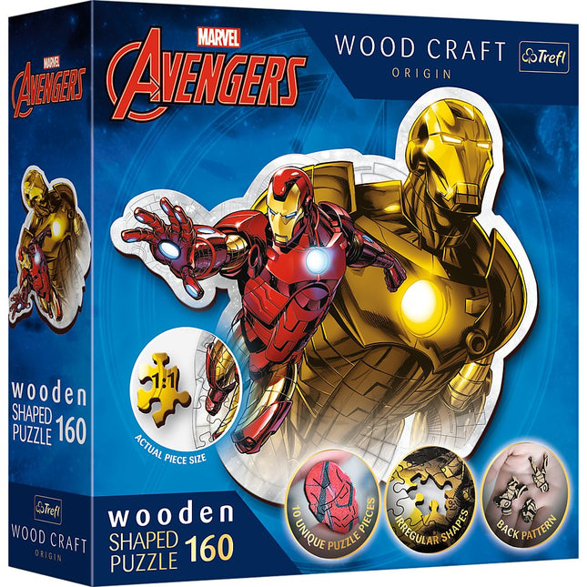 Trefl Avengers Wooden Puzzle Iron Man 160 Pcs