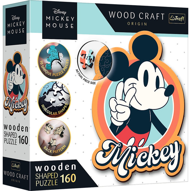 Trefl Disney Wooden Puzzle Mickey Mouse 160 Pcs