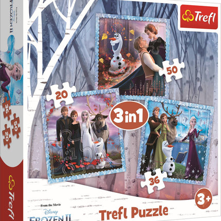 Trefl Frozen Puzzle 3 In 1 Set Frozen Ii
