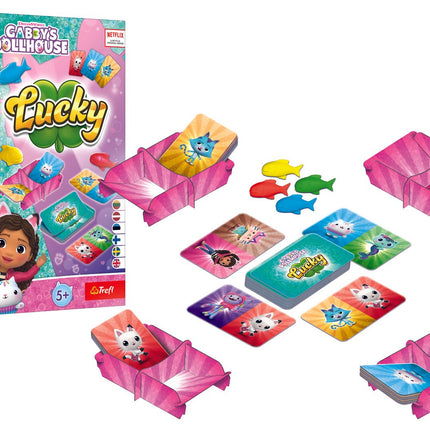 Trefl Gabby´S Dollhouse Board Game Lucky
