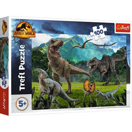 Trefl Jurassic Word Puzzle 100 Pcs