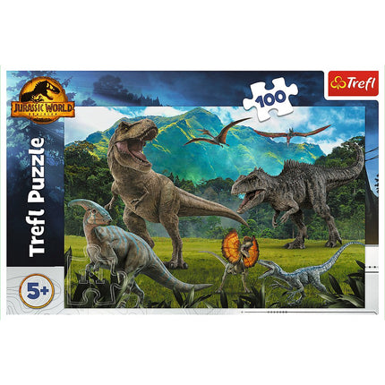 Trefl Jurassic Word Puzzle 100 Pcs