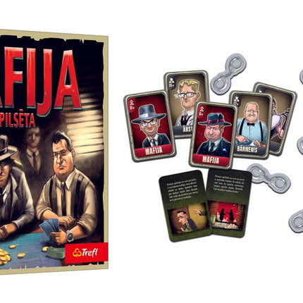 Trefl Mafia Board Game (In Latvian Lang.)