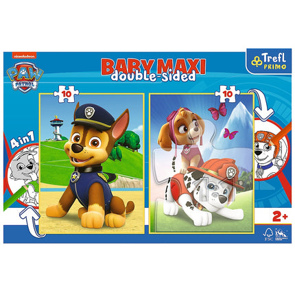 Trefl Paw Patrol Baby Maxi Puzzle, 10X2 Pcs