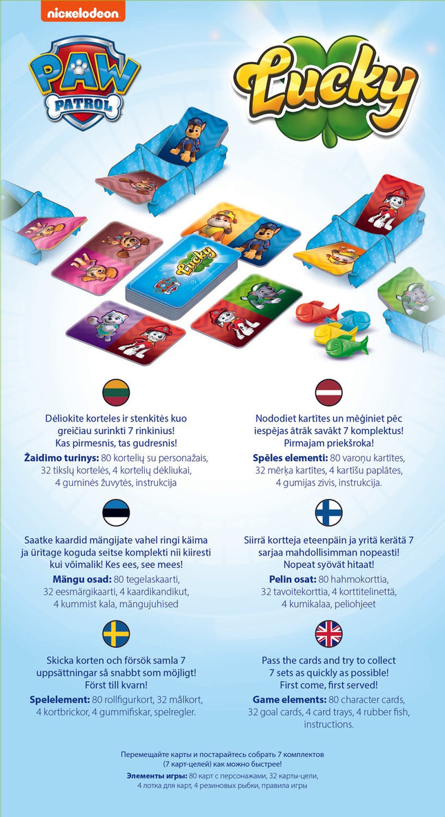 Trefl Paw Patrol Board Game Lucky