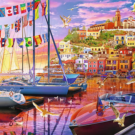 Trefl Prime Puzzle Vacaytime Sailboats, 1000 Pcs