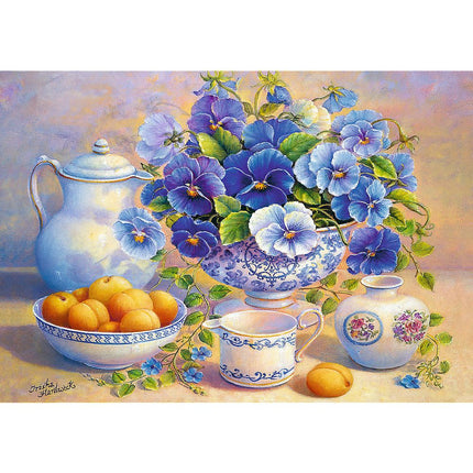 Trefl Puzzle Blue Flowers 1000 Pcs