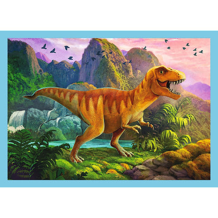 Trefl Puzzle Dinosaurs 4 In 1 Set 12 15 20 24 Pcs