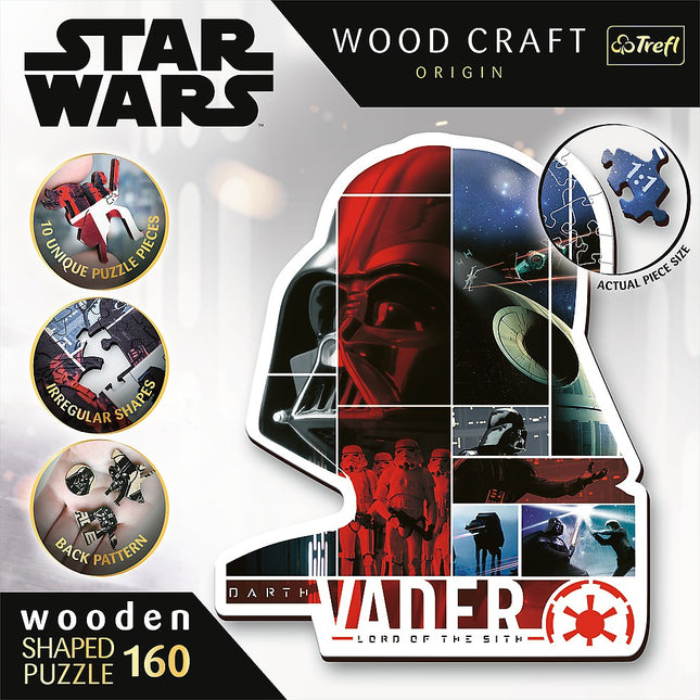 Trefl Star Wars Wooden Puzzle Darth Vader 160 Pcs
