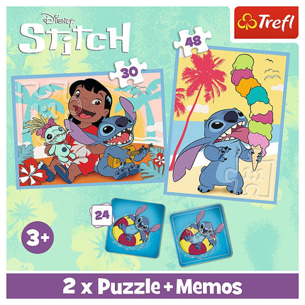 Trefl Stitch Puzzle Set 30+48+M24