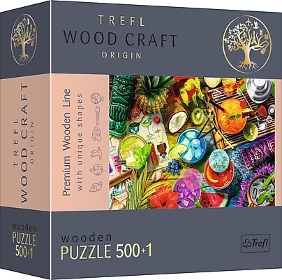 Trefl Houten Puzzel Kleurrijke Cocktails 500+1 Stuks