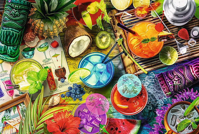 Trefl Houten Puzzel Kleurrijke Cocktails 500+1 Stuks