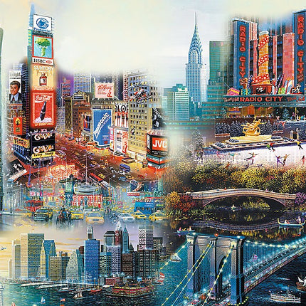 Trefl Wooden Puzzle New York Collage 1000 Pcs