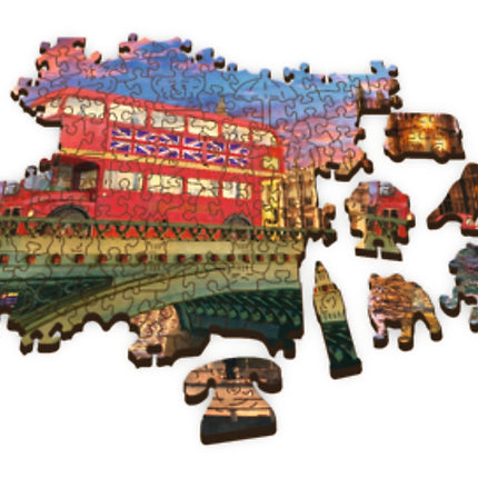 Trefl Wooden Puzzle Palace Of Westminster Big Ben London 500+1 Pcs
