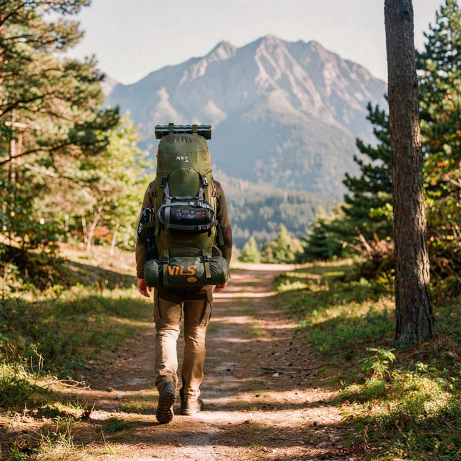 Trekking Backpack 60L with Adjustable Back Length