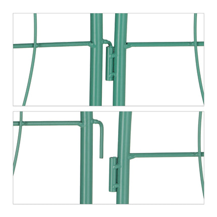 Trellis 150 cm set of 2 green