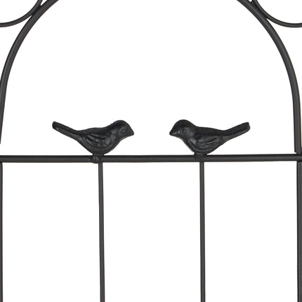 Trellis 180 cm set of 2 black