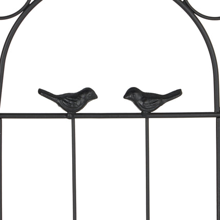 Trellis 200 cm set of 2 black