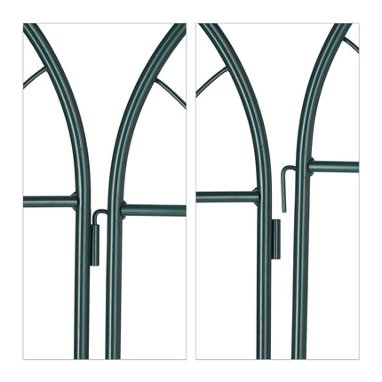 Trellis 220 cm set of 2 green