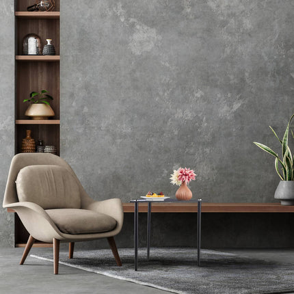 Triangular glass side table
