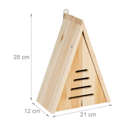 Triangular ladybug house