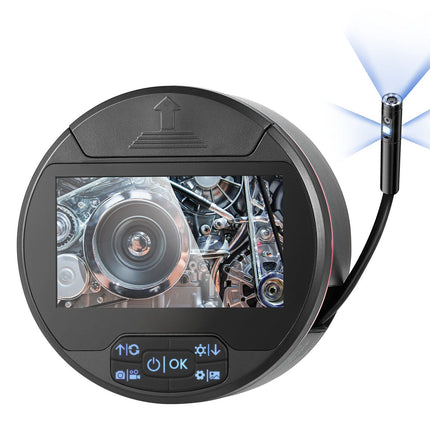 Triple Lens Borescope Camera, 4.3-Inch IPS, 16.4ft