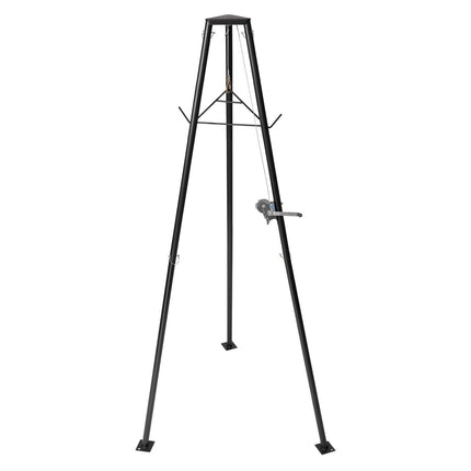 Tripod Deer Hoist, Manual Winch, Gambrel, 500 Lb