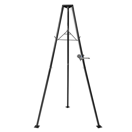 Tripod Deer Hoist, Manual Winch, Gambrel, 500 Lb