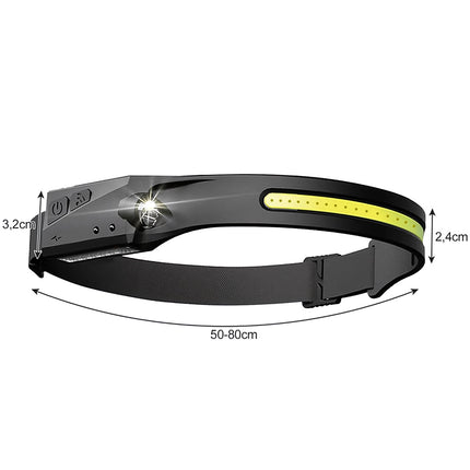 Trizand 21652 USB LED headlamp
