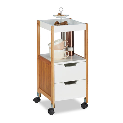 Trolley with boxes