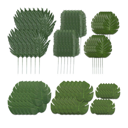 Tropical leaves set of 72
