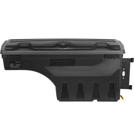 Truck Bed Wheel Well Tool Box, Lockable, Waterproof, Passenger Side