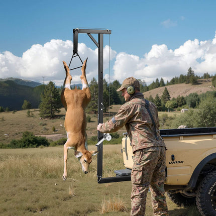 Truck Hitch Game Hoist, 300 lb, 2-Inch Receiver, Winch