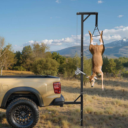 Truck Hitch Game Hoist, 500 lb, 2-Inch Receiver Winch