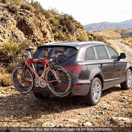 Trunk Mount 3-Bike Rack with Anti-Sway Straps & Soft Padding